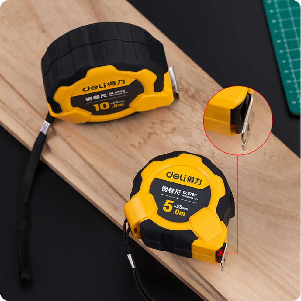 Измерительная рулетка Deli Steel Tape Measure (10 м)