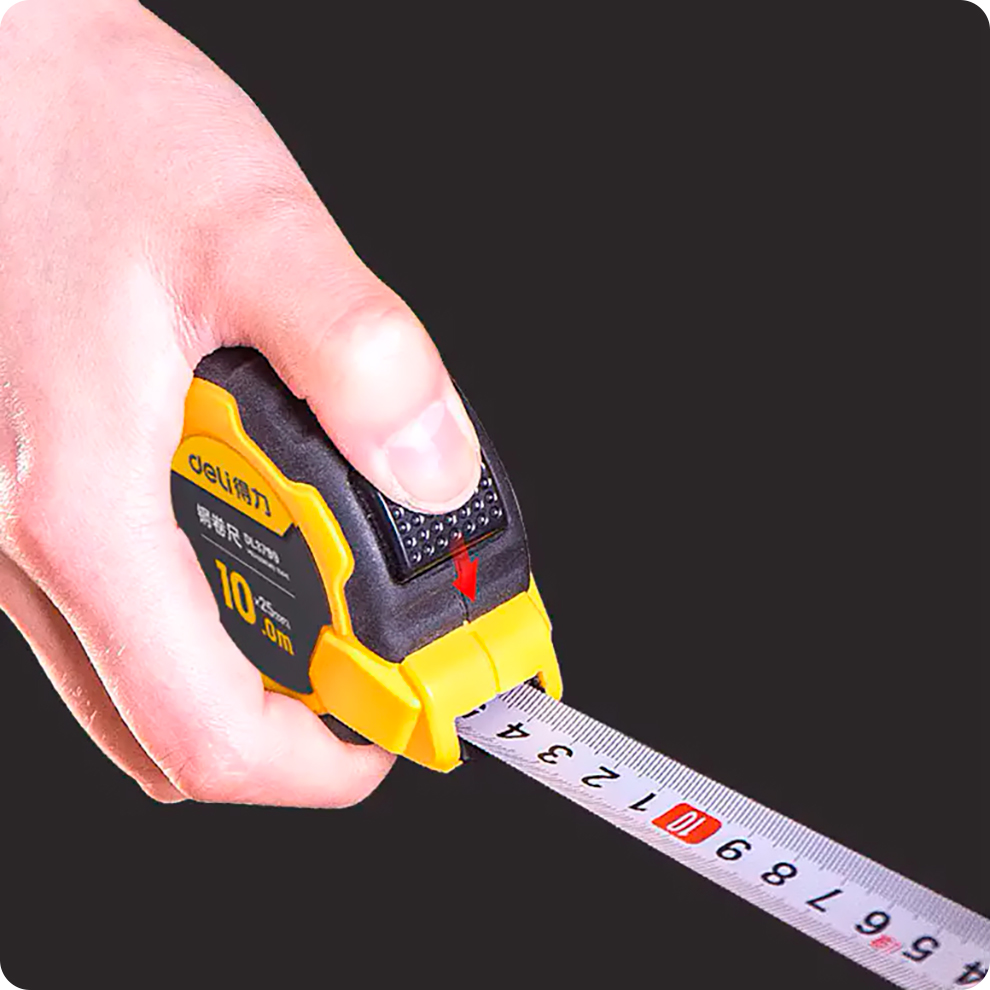 Измерительная рулетка Deli Steel Tape Measure (10 м)